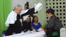 Reitor Nicácio Lopes comanda a cerimônia