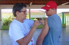 Campanha de vacinação aconteceu em parceria com a Secretaria Estadual da Saúde