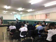 Programa foi aberto com uma palestra sobre o tema para estudantes dos cursos técnicos