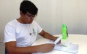 Samuel Nunes, estudante do 3º ano do curso técnico integrado de Meio Ambiente