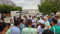 Ativistas do Peru, da Bolívia, da Alemanha e do Brasil visitaram ambientes de ensino e pesquisa do Campus Sousa
