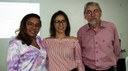 Lúcia Mara (IFPB), Gilmara Formiga (Sec. Educação de Sousa) e César Nóbrega (Cersa)