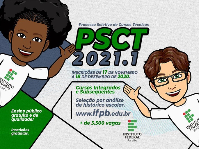 Inscrições gratuitas e online podem ser feitas até 18 de dezembro