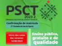Confirmação de matrículça PSCT Confirmação de matrículça PSCT