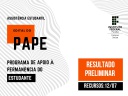 Resultado preliminar Resultado preliminar